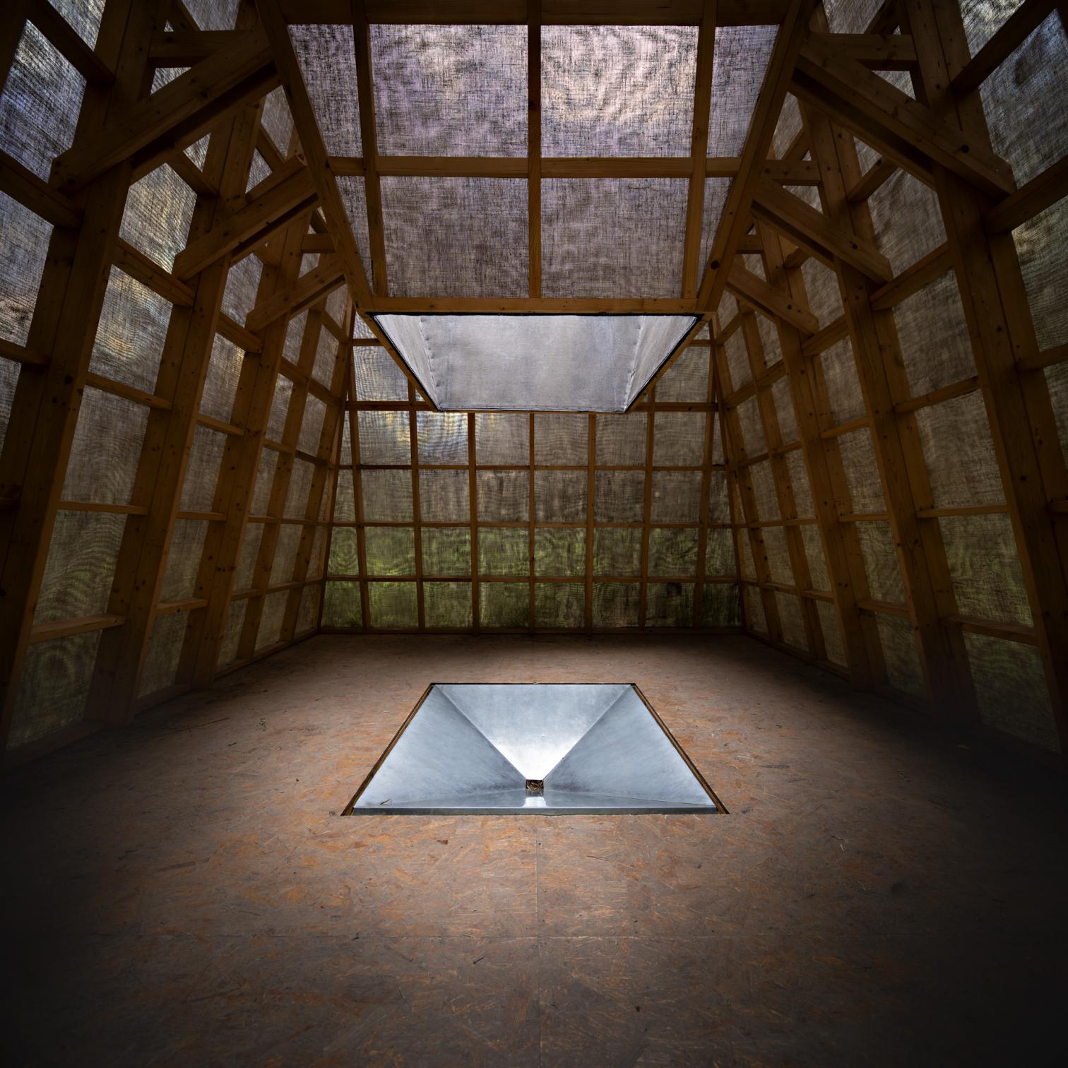 Compluvium, pavilion at La Forêt Monumentale