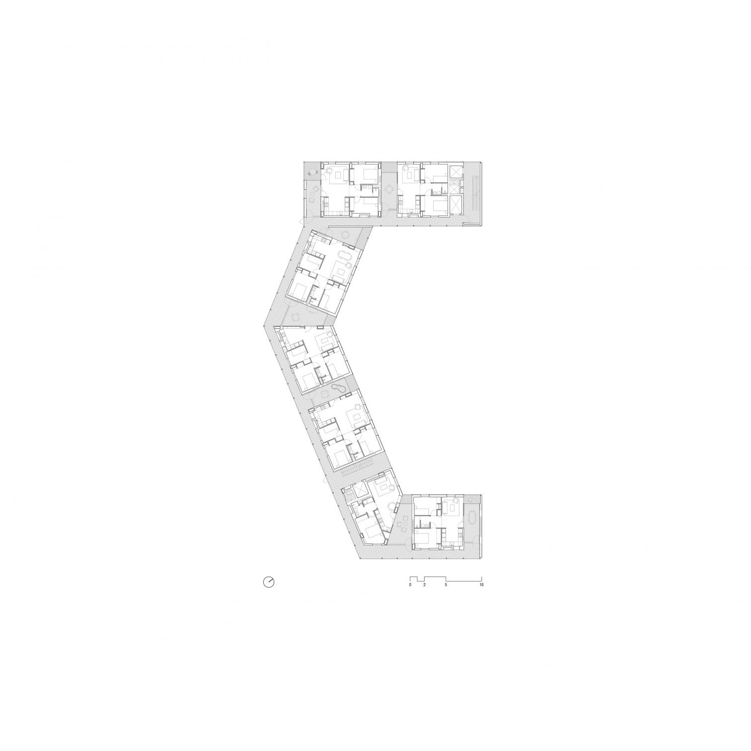 67 social-housing units. Building C at Illa Glòries in Barcelona