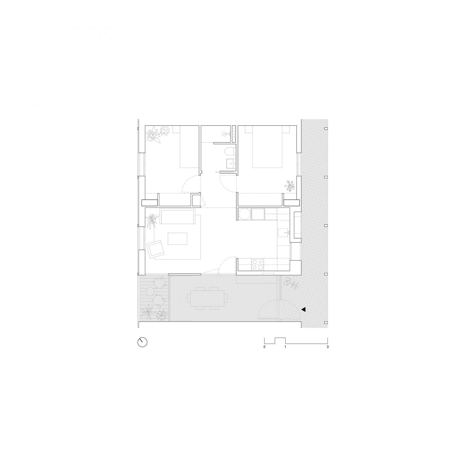 67 social-housing units. Building C at Illa Glòries in Barcelona