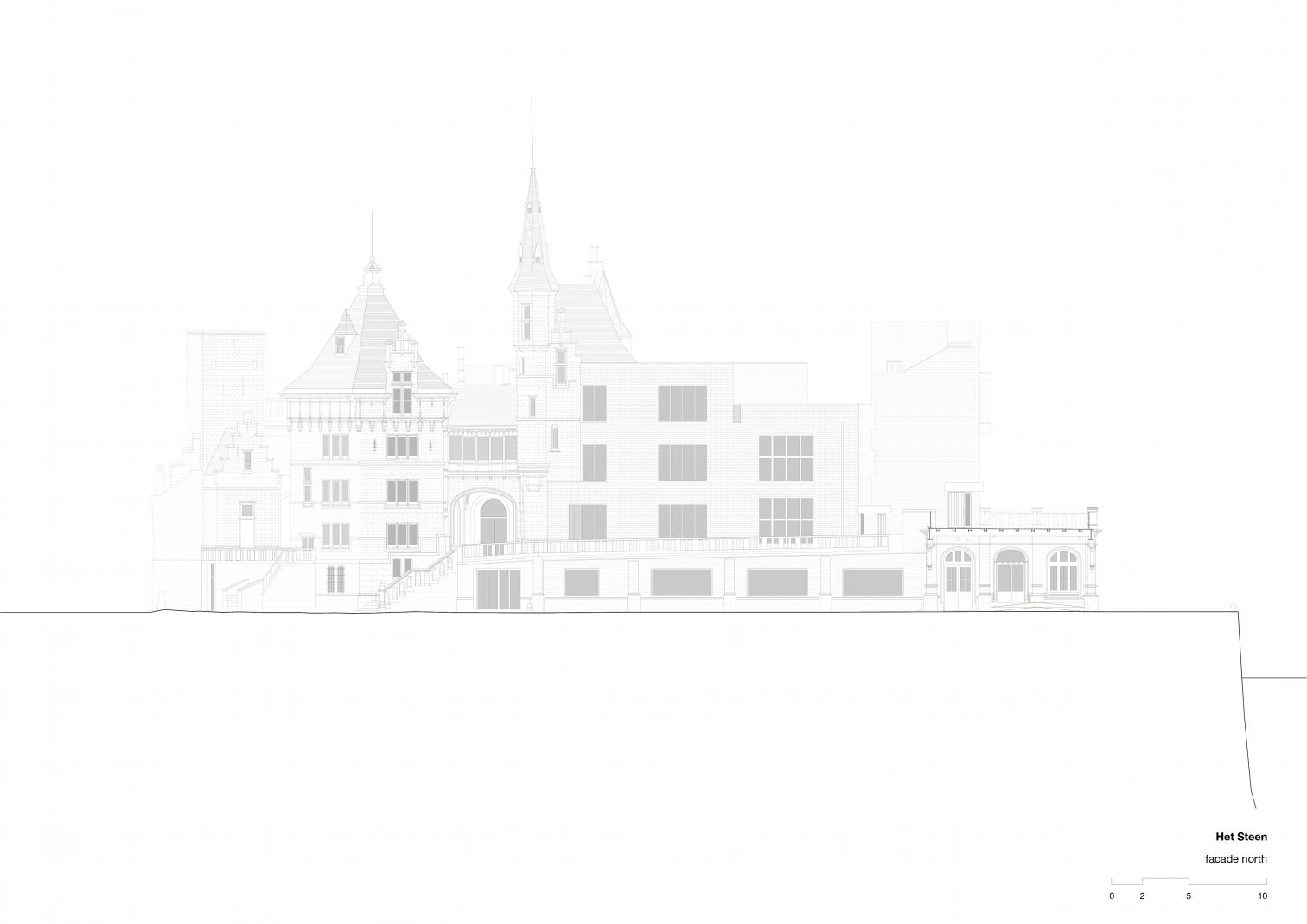 Intervention on Het Steen castle in Antwerp