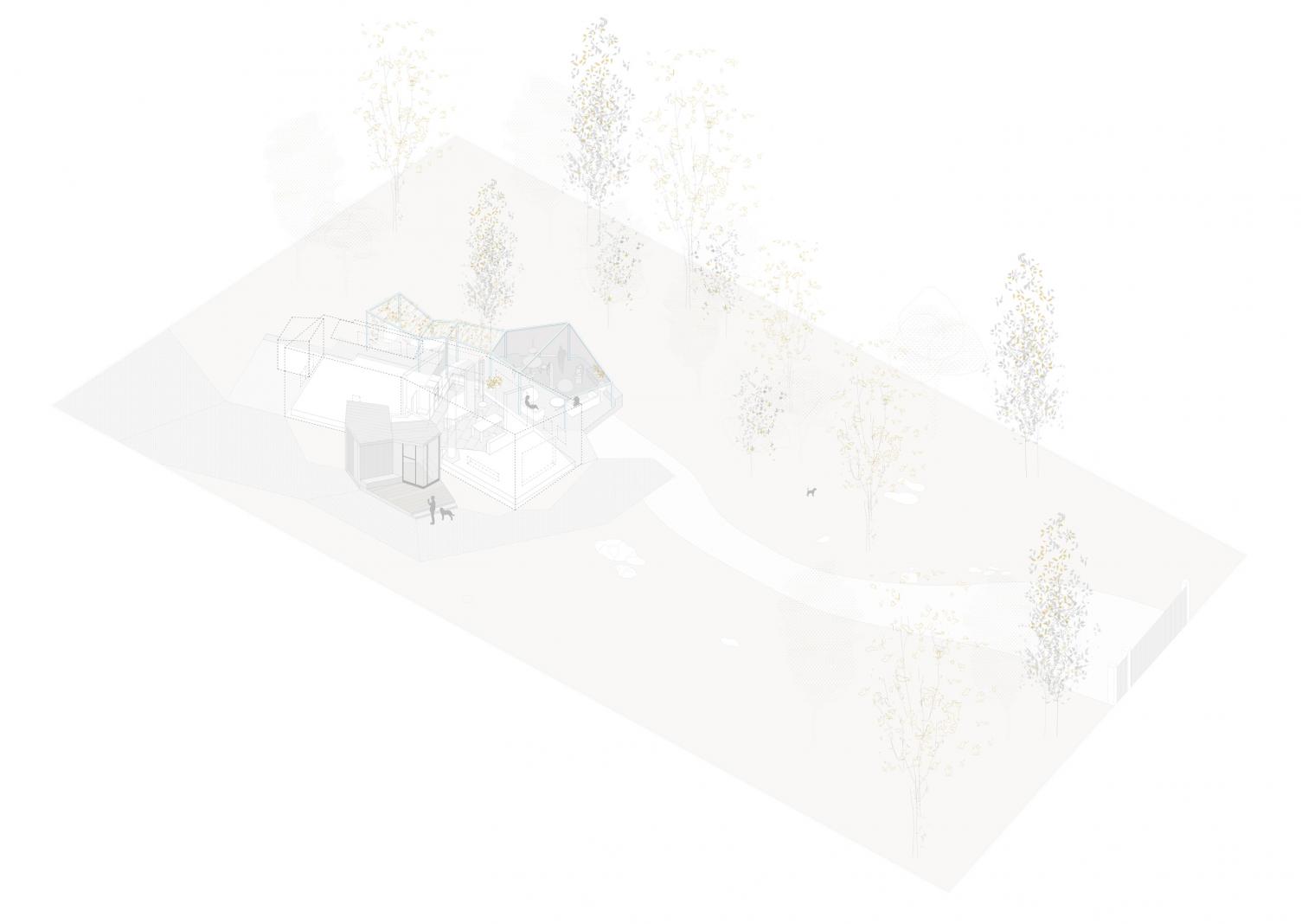 Cinca, extension and renovation of a house in Valdemorillo (Madrid)