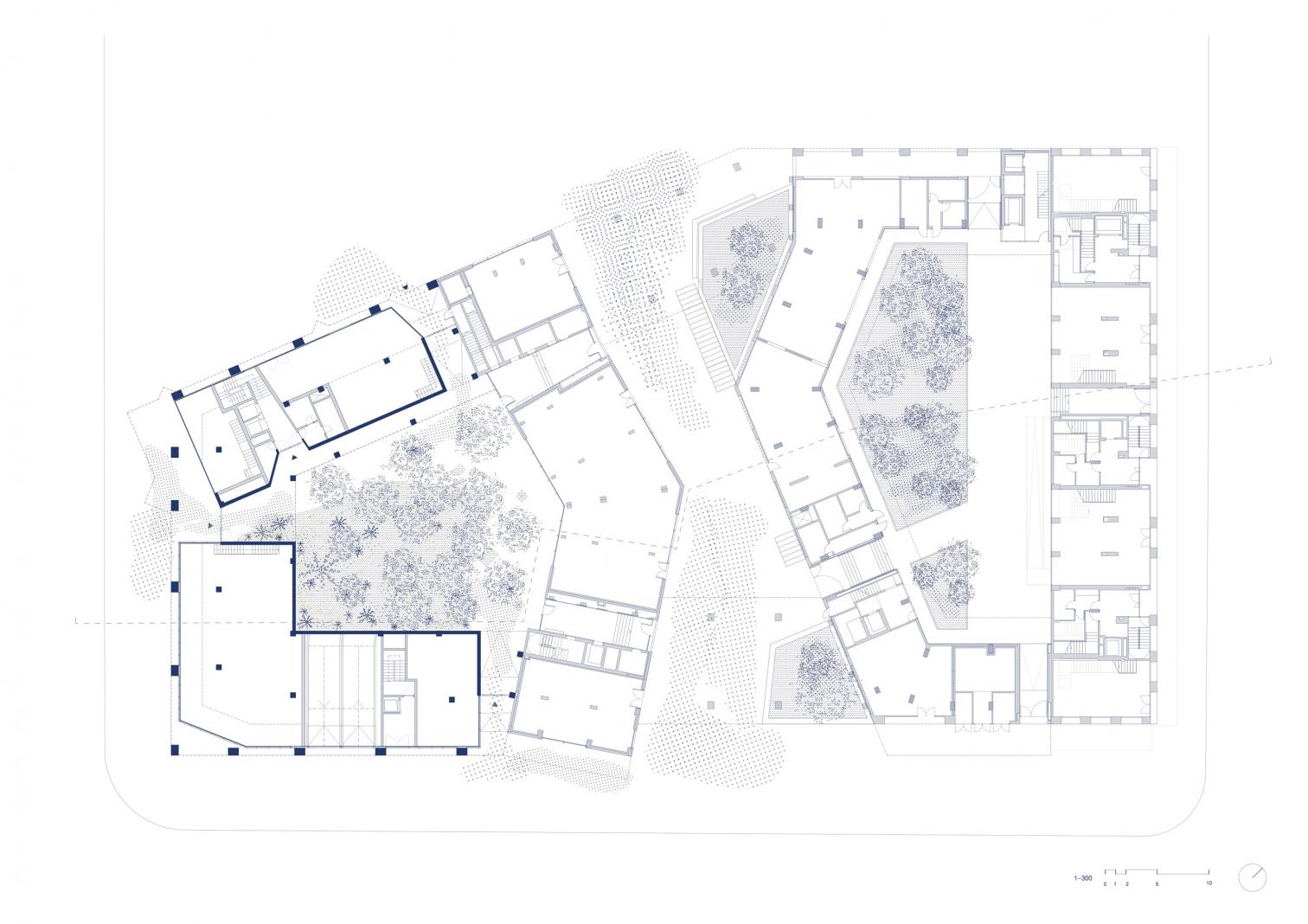 51 social housing units. Building A at Illa Glòries in Barcelona