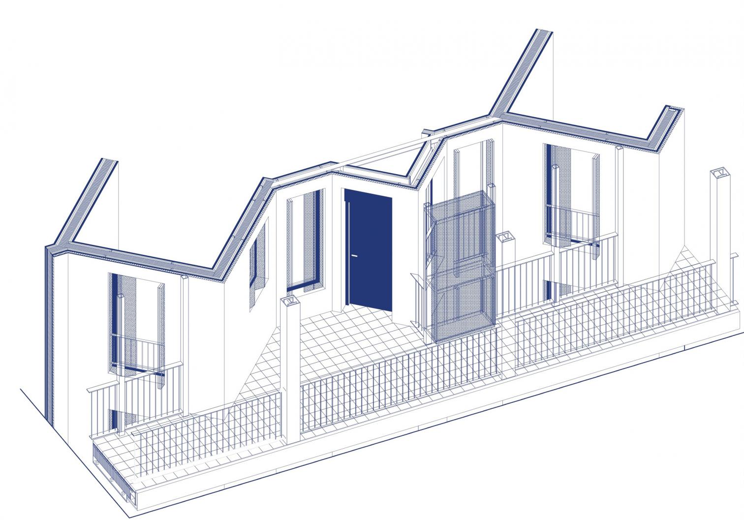 51 social housing units. Building A at Illa Glòries in Barcelona