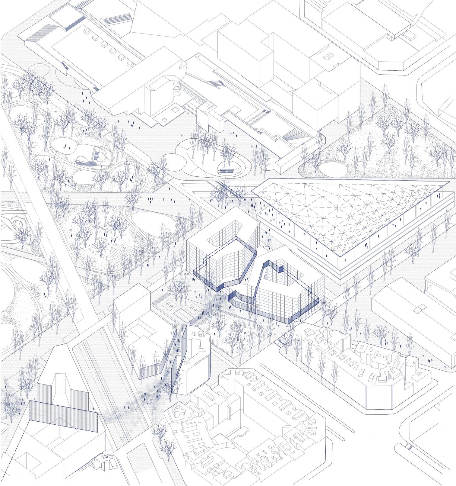 51 social housing units. Building A at Illa Glòries in Barcelona