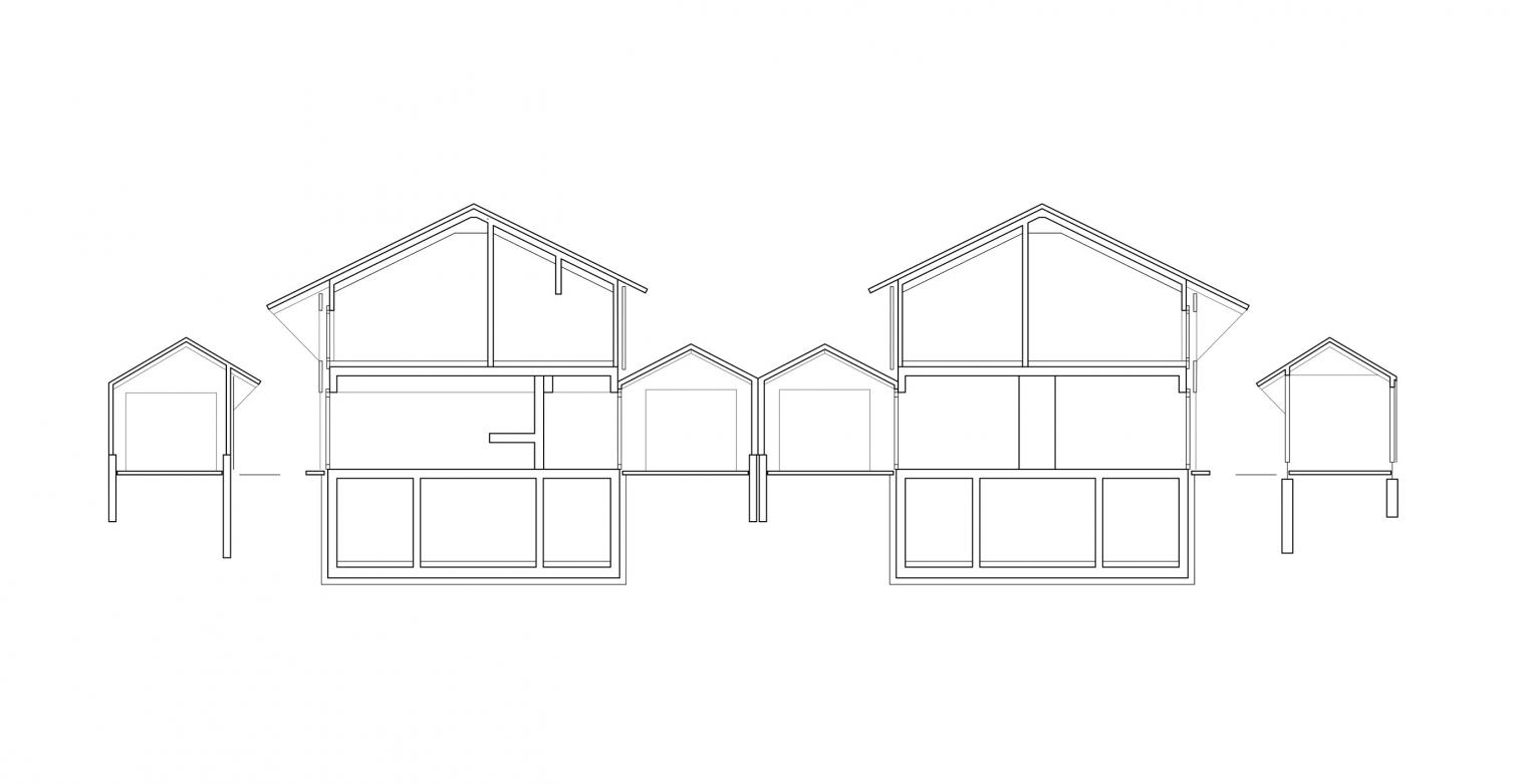 Houses with One Pillar in Starnberg