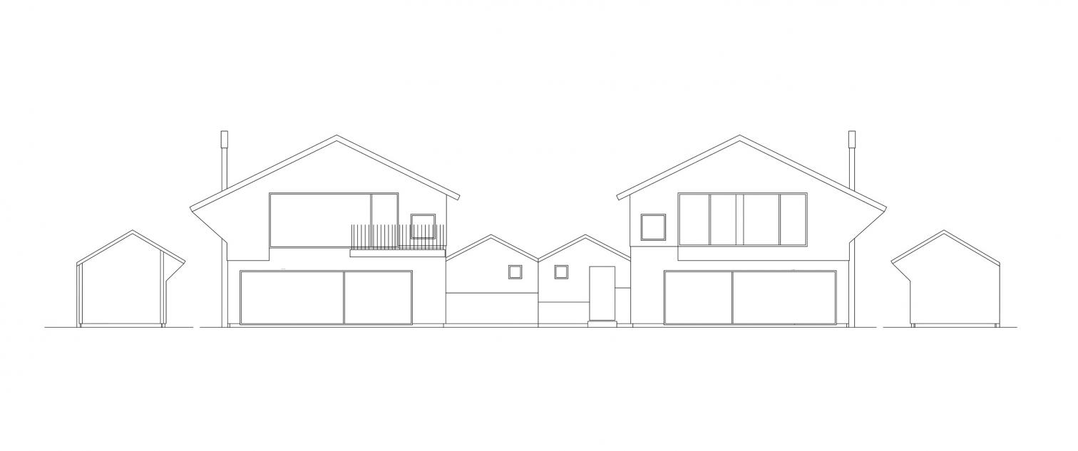 Houses with One Pillar in Starnberg