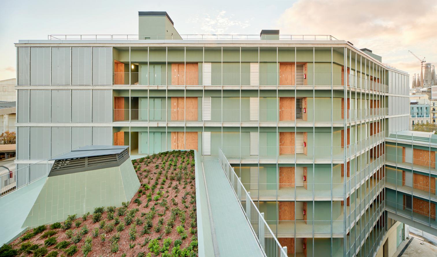 60 social-housing units: Building B at Illa Glòries in Barcelona