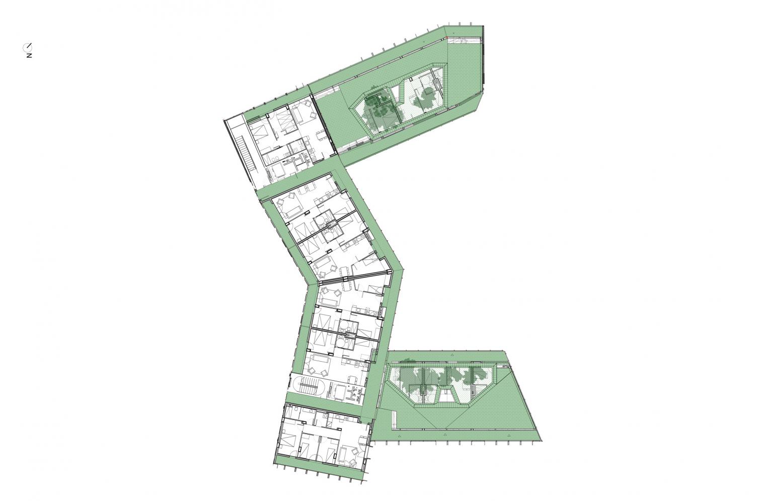 60 social-housing units: Building B at Illa Glòries in Barcelona