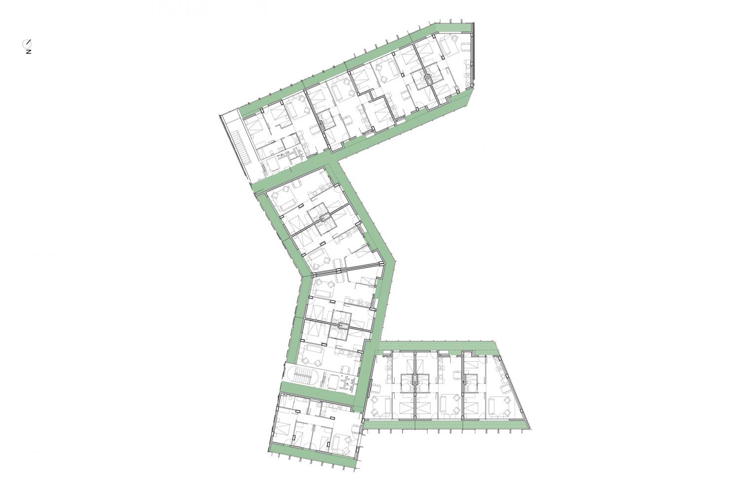 60 social-housing units: Building B at Illa Glòries in Barcelona