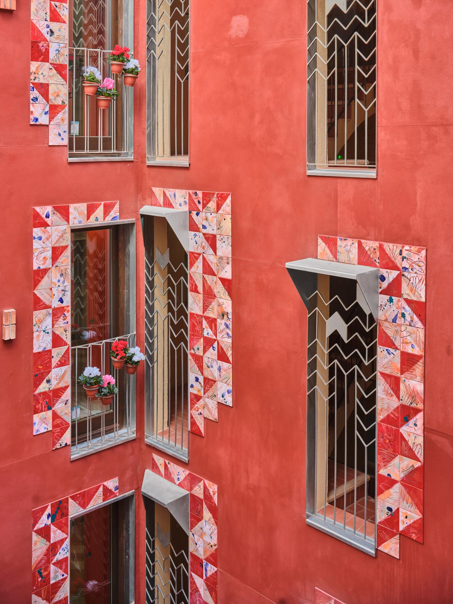 Lady Raval social housing in Barcelona