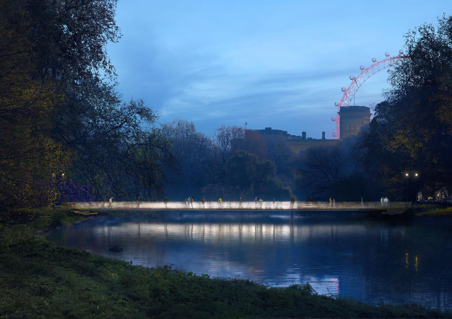 Monumento conmemorativo a la reina Isabel II en Londres