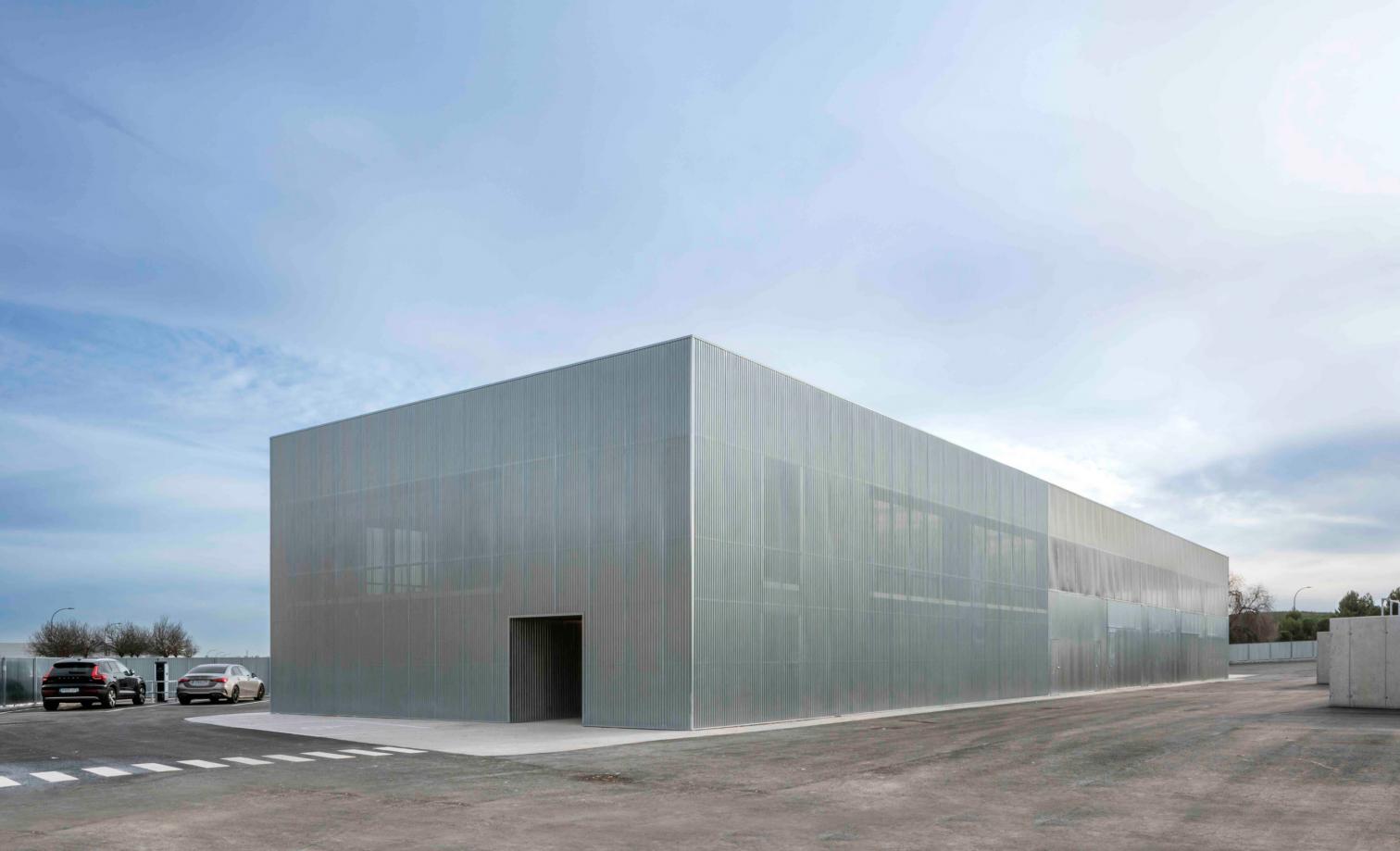 Street-cleaning service headquarters in Vallecas