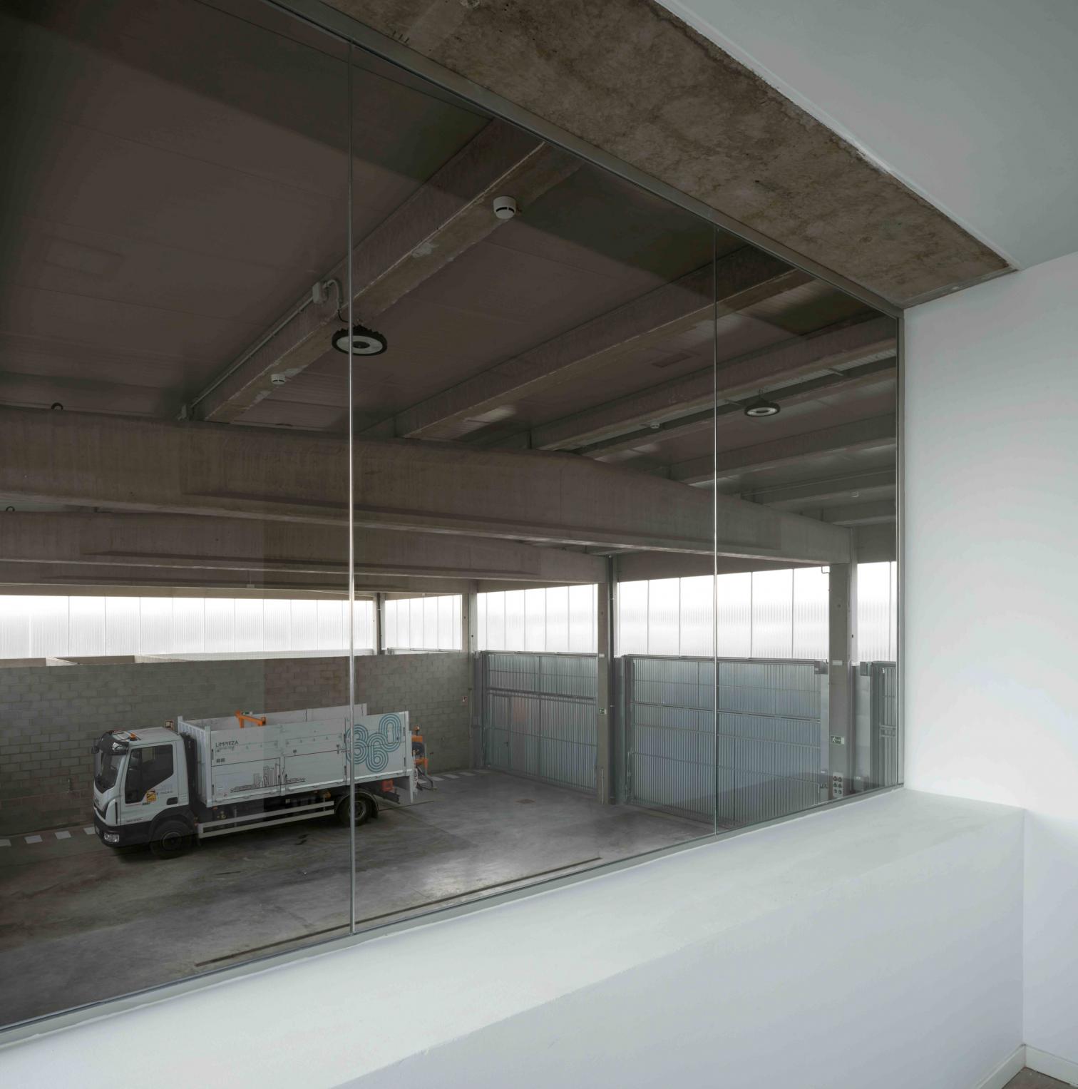 Street-cleaning service headquarters in Vallecas