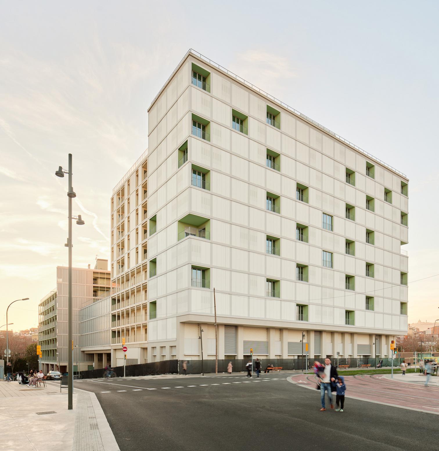 60 social housing units: Building D at Illa Glòries in Barcelona
