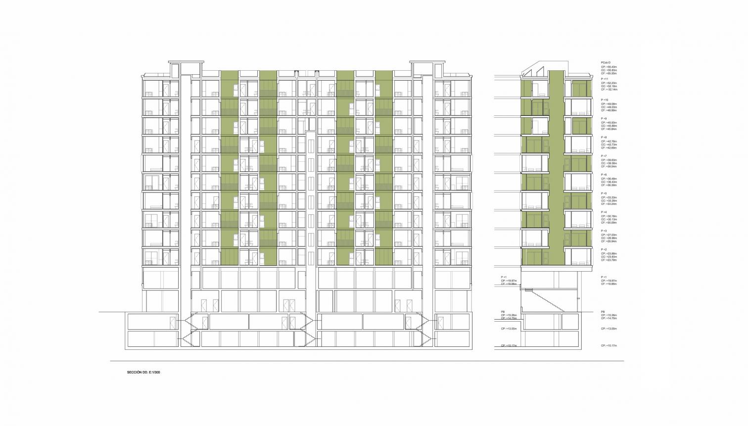 60 social housing units: Building D at Illa Glòries in Barcelona