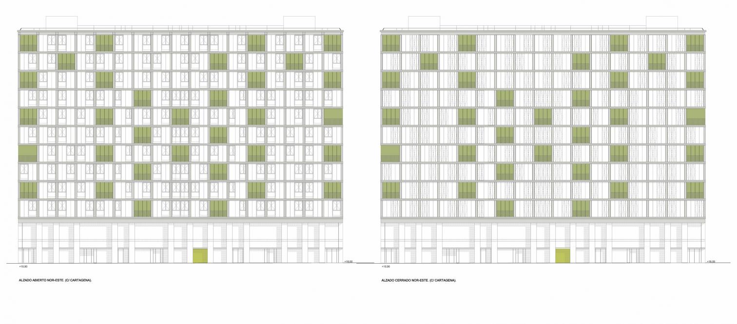 60 social housing units: Building D at Illa Glòries in Barcelona