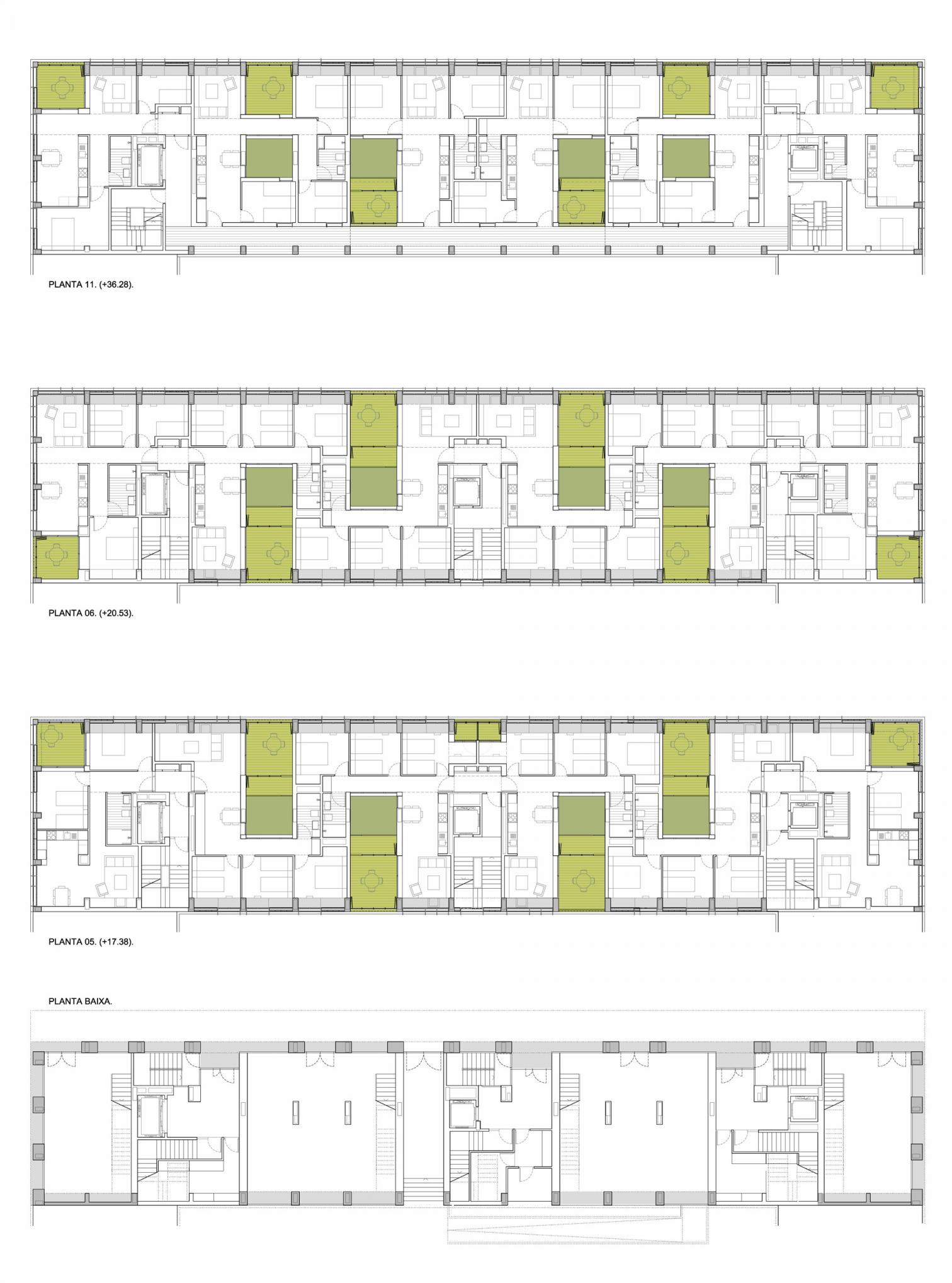 60 social housing units: Building D at Illa Glòries in Barcelona