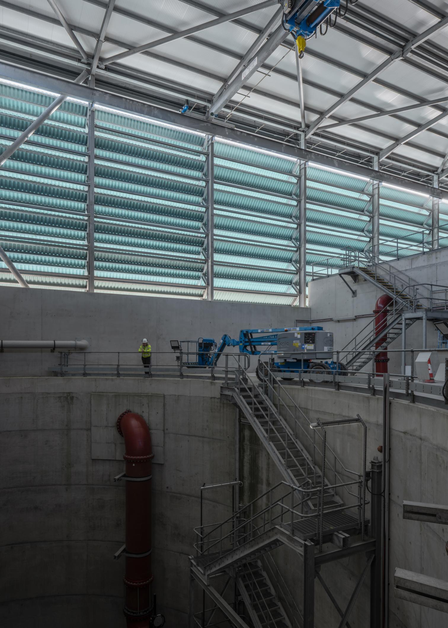 Planta de tratamiento de aguas residuales en Arklow