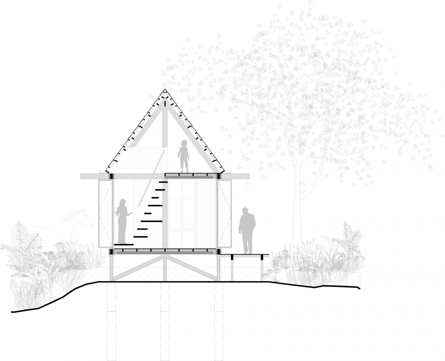 Lamarilla Reforestation House in Fredonia