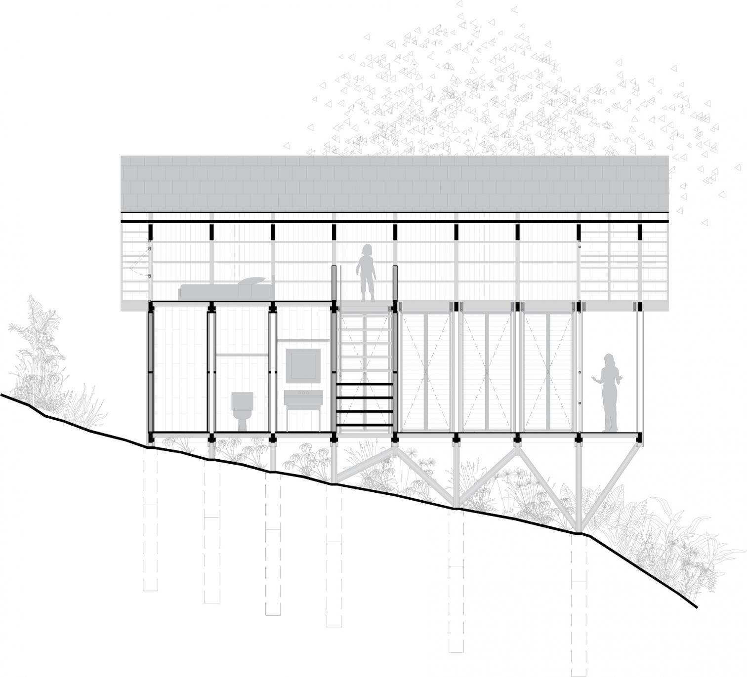 Lamarilla Reforestation House in Fredonia