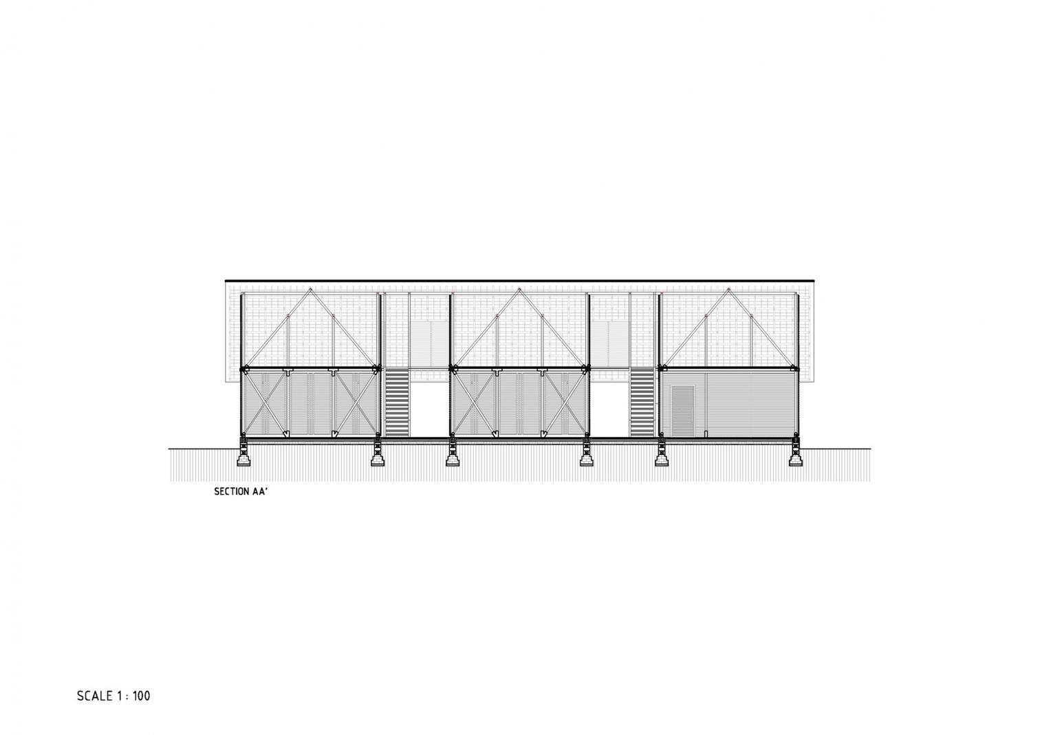 Estructuras modulares Khudi Bari