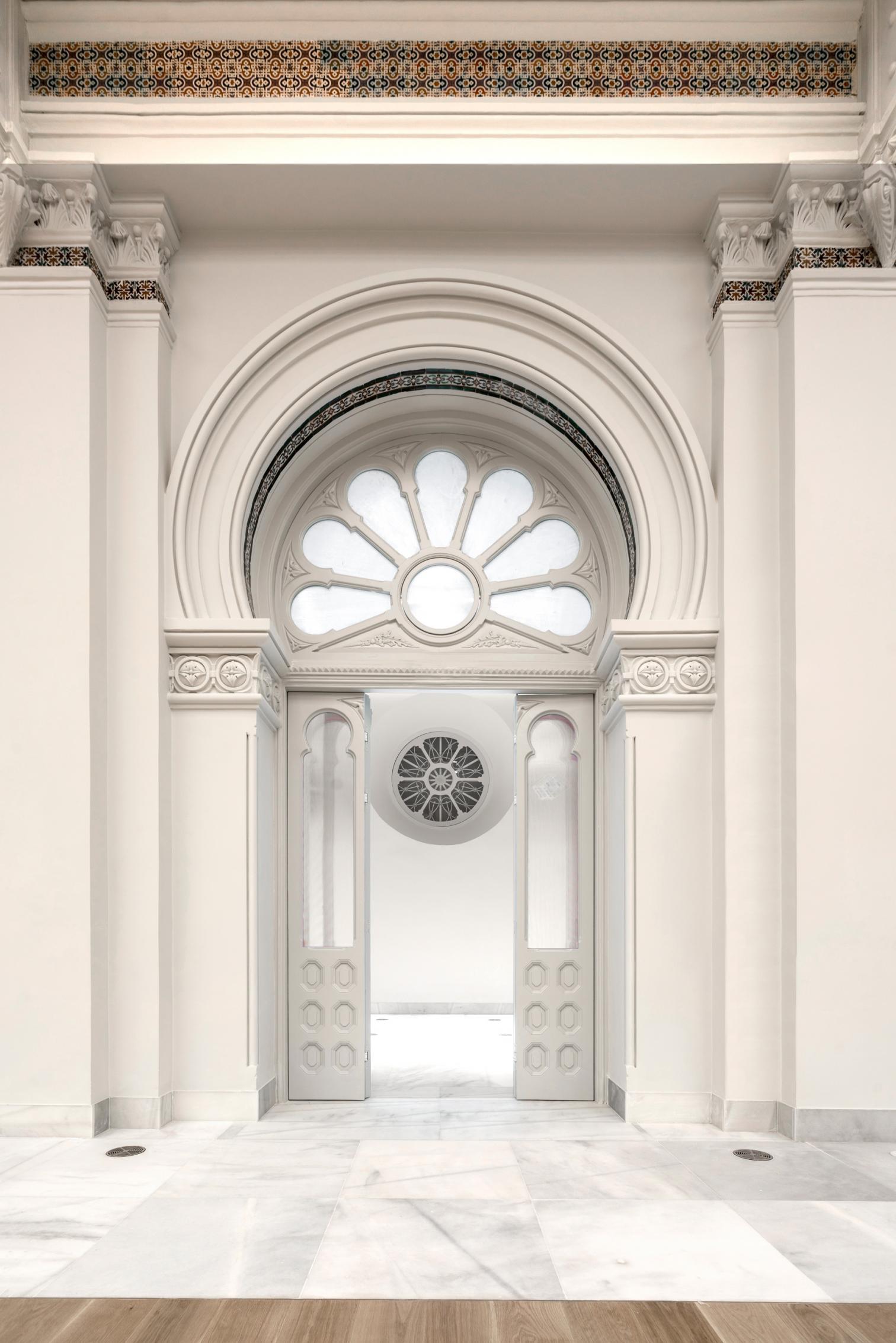 Salón de cobradores en el Banco de España