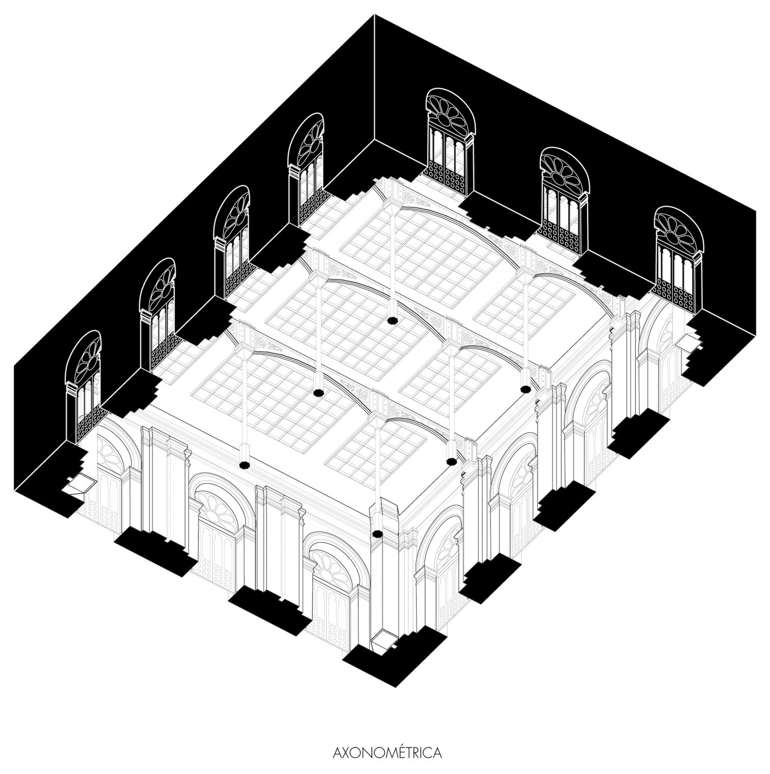 Salón de cobradores en el Banco de España