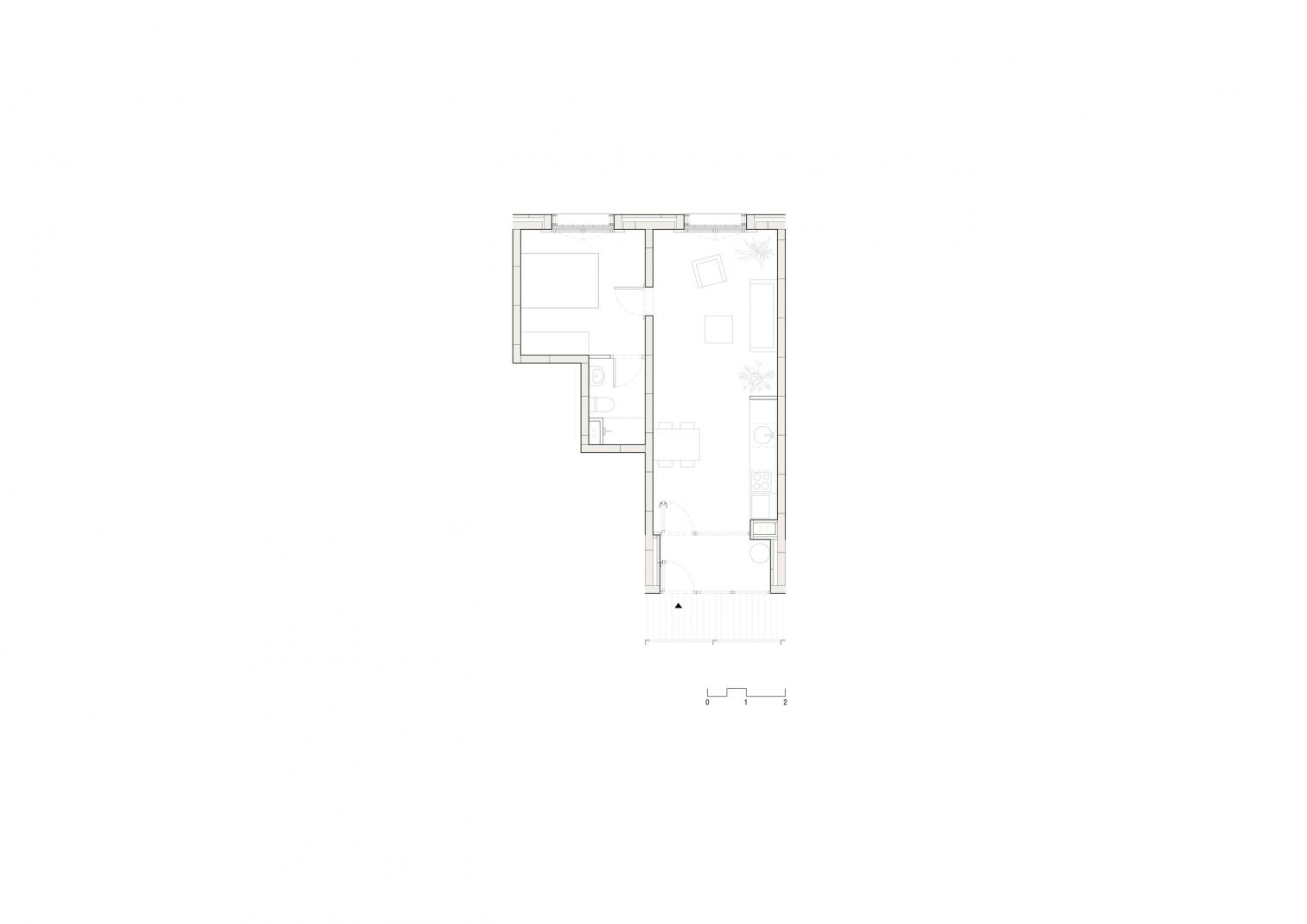 30+8 social housing units on Josep Togores in Palma de Mallorca
