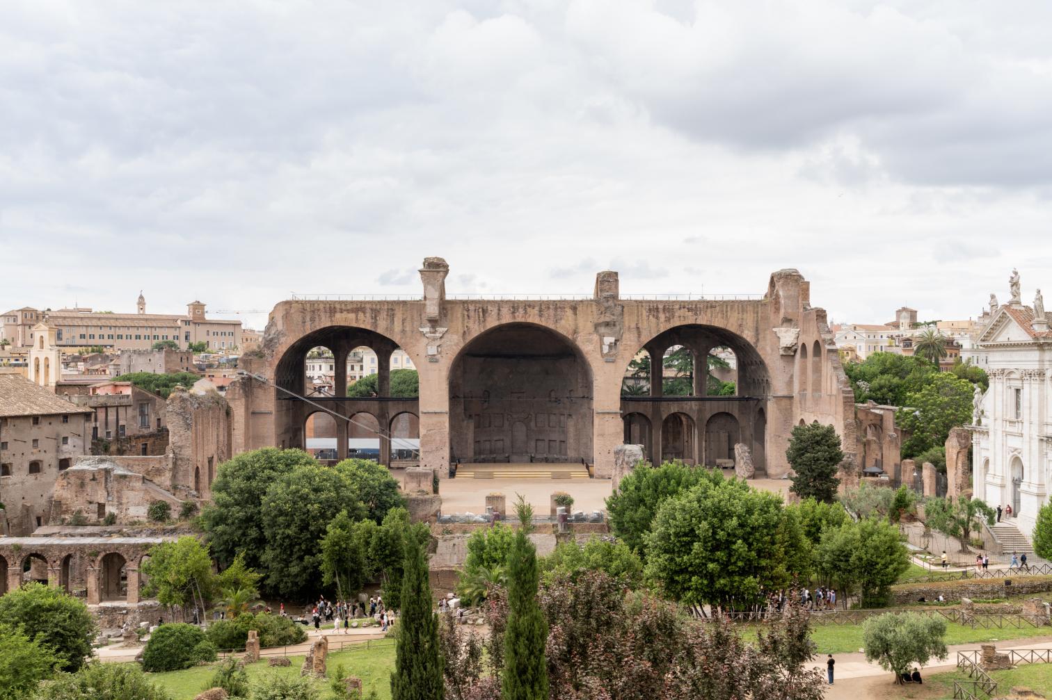 Reinvigoration of Basílica di Massenzio in Rome