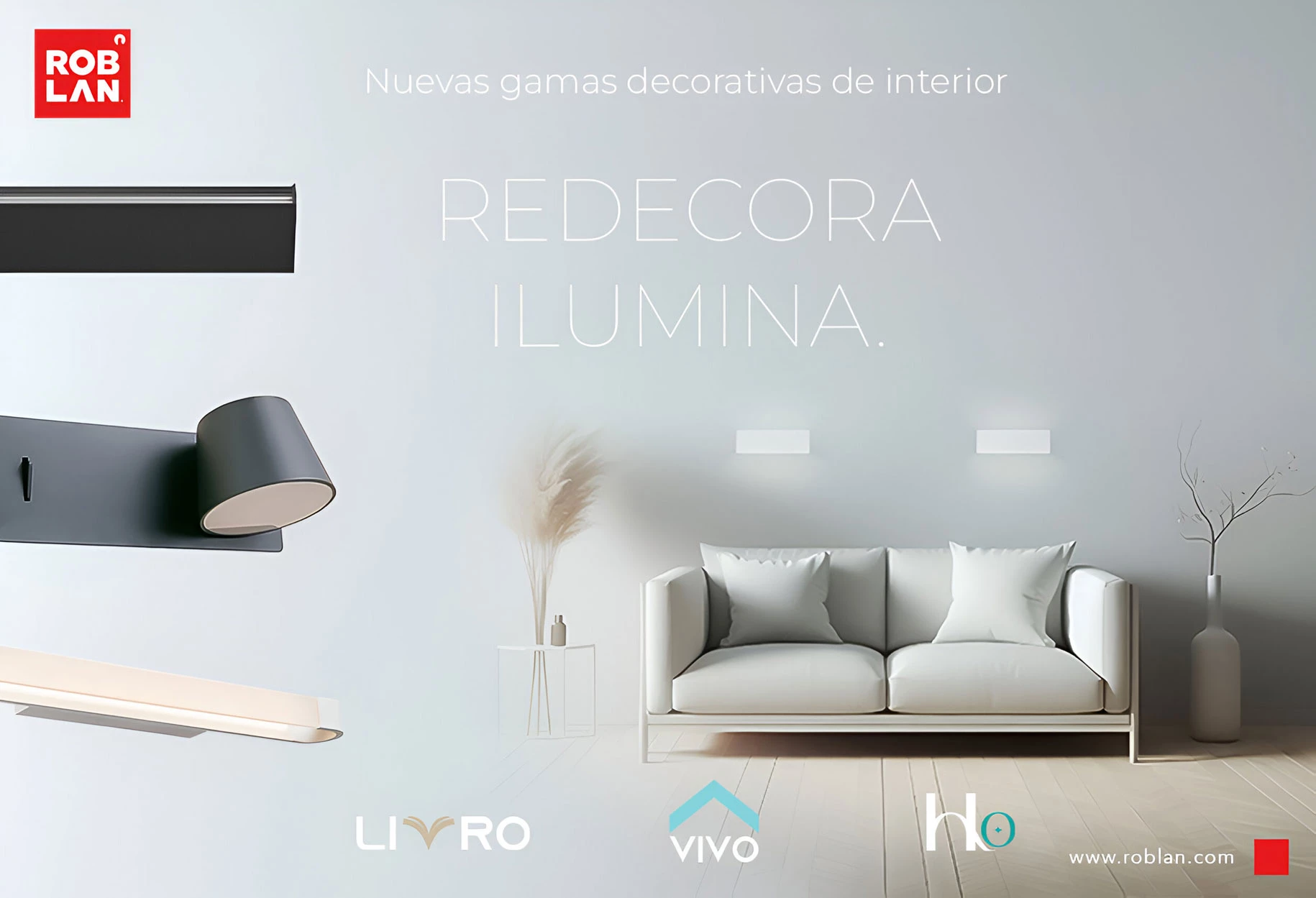 Cuatro nuevas gamas de iluminación, de Roblan. Imágenes: cortesía ROBLAN