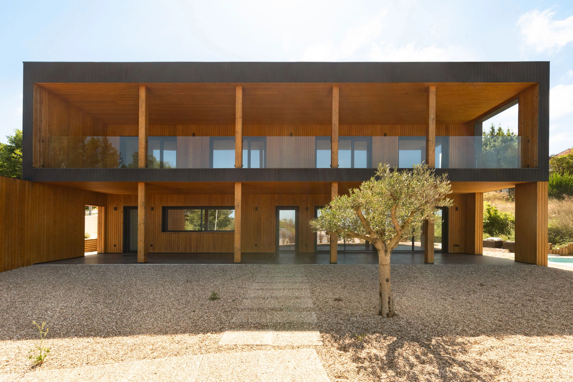 Deceuninck en la vivienda familiar de construcción sostenible y respetuosa con el medio ambiente. Imágenes: cortesía Deceuninck