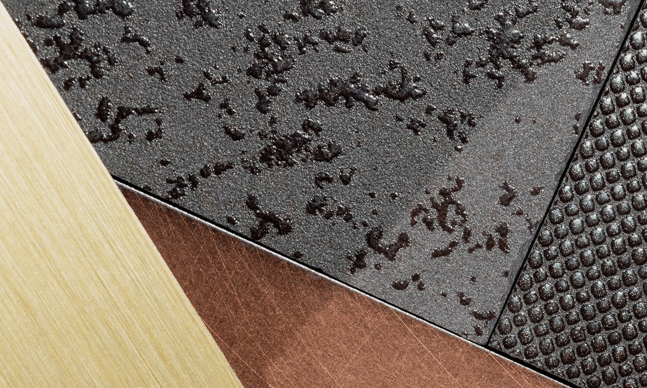 Finstral presenta en Construmat nuevas superficies cerámicas, metálicas y de madera noble para interiores. Imágenes cortesía: Finstral