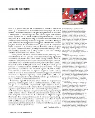 Swiss Matter