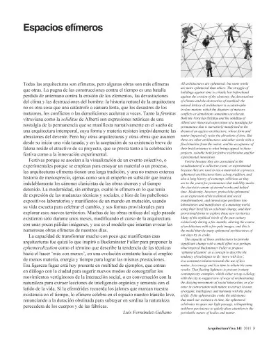 Espacios efímeros