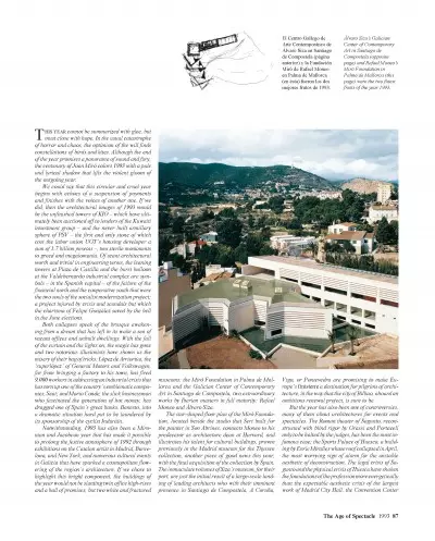 La edad del espectáculo + Tiempo de incertidumbre