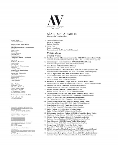 AV Monografías 264: Níall McLaughlin Architects